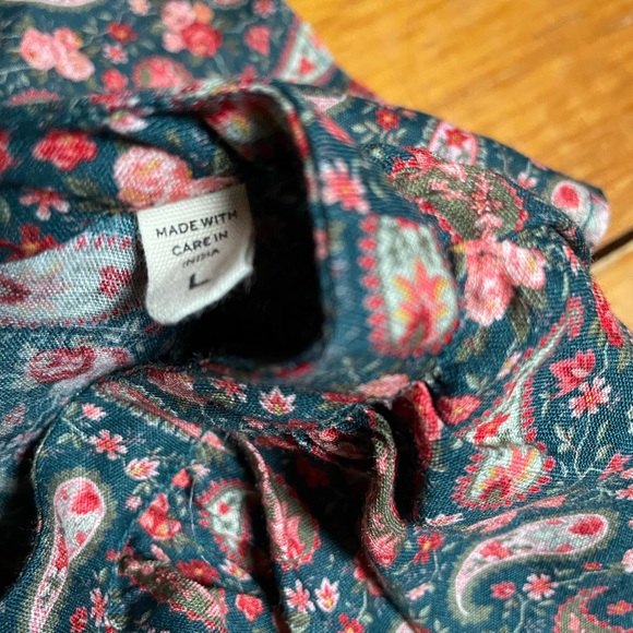 Doen Floral Ruffle Blouse - Multicolor - Picture 4 of 6